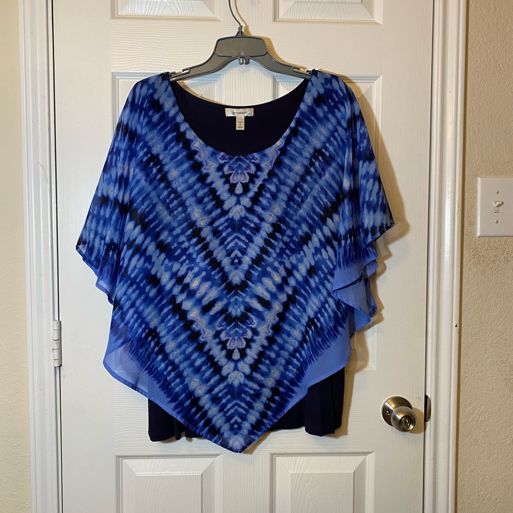 DRESSBARN Handkerchief Blouse